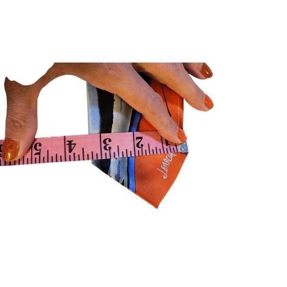J Garcia 'Not Necessarily A Tree' Neck Tie Mens Collectors Edition Orange Black - Picture 12 of 13